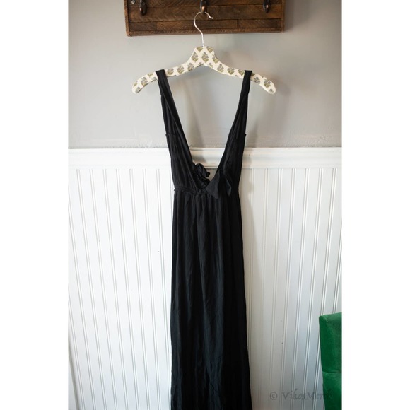 Free People Endless Summer Showstopper Midi Dress XS Black - Picture 4 of 5